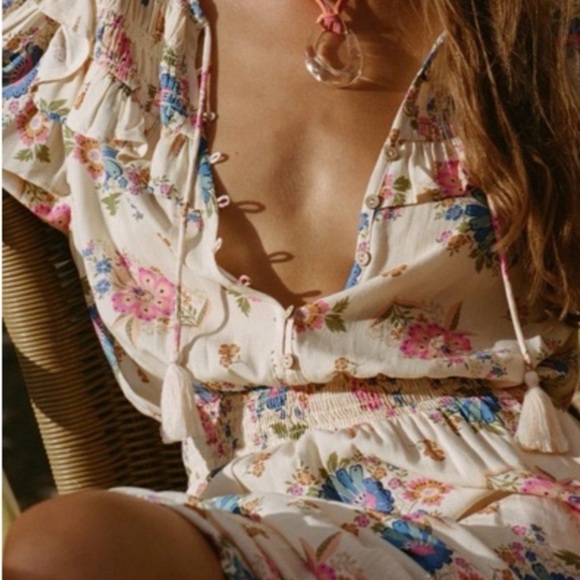 Spell Solstice Ruffle Gown Size M - Picture 4 of 11